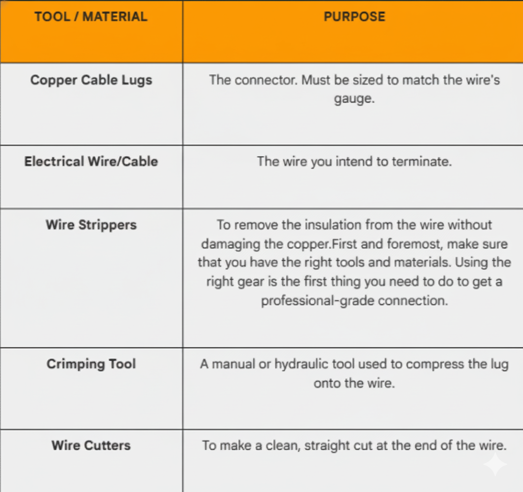 Tools and materials for crimping